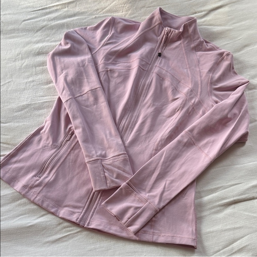 lululemon athletica Light Pink Full-Zip Jacket